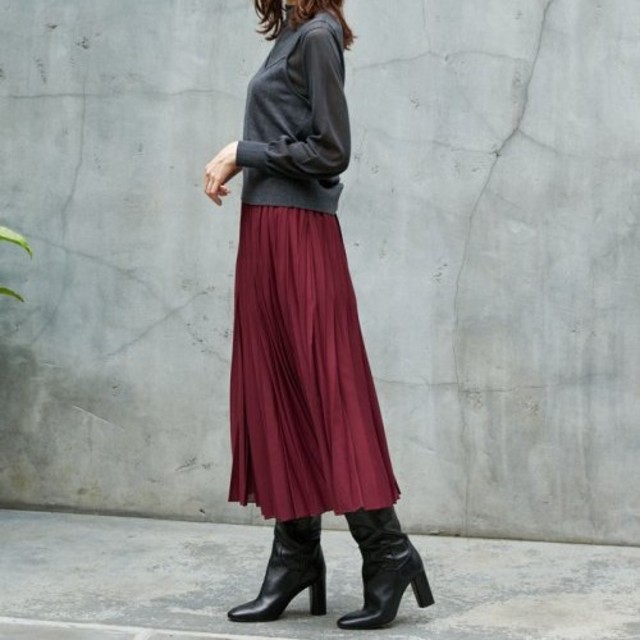 ANAYI - 【新品・未使用】アナイ ハイツイストボイルプリーツスカート