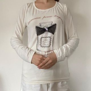 ハニーズ(HONEYS)の長袖 Tシャツ 白(Tシャツ(長袖/七分))