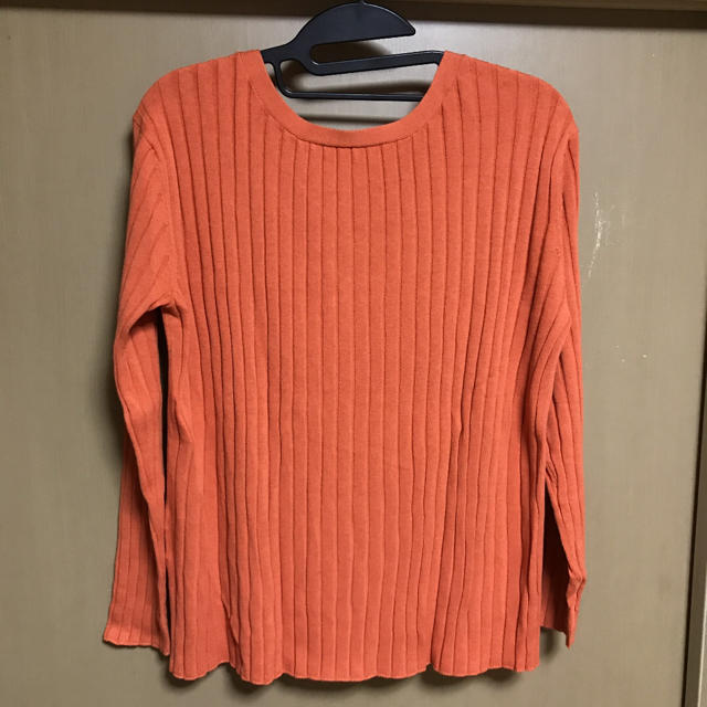 CIAOPANIC TYPY(チャオパニックティピー)のCIAOPANIC TYPY OSORO_KNIT 2WAYカーディガンオレンジ レディースのトップス(カーディガン)の商品写真