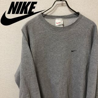 ナイキ(NIKE)の【激レア】ナイキ☆銀タグ 刺繍ロゴ ビッグサイズ グレースウェット 90s(スウェット)