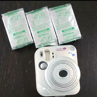 フジフイルム(富士フイルム)のFUJI FILM INSTAX MINI 30 シルバー チェキ(フィルムカメラ)