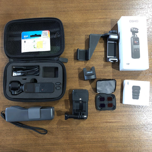 DJI osmo pocket ＋ 純正NDフィルター他、オプションいろいろ