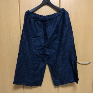 ネストローブ(nest Robe)のハンドメイド ワイドパンツ 紺色 ネイビー ペチパンツ(その他)