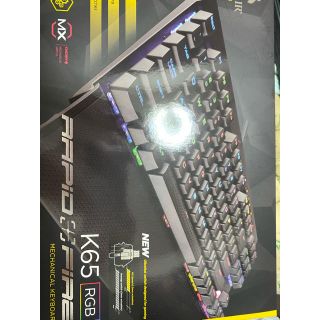 CORSAIR k65 rapid fire 銀軸  CH-9110014-JP(PC周辺機器)