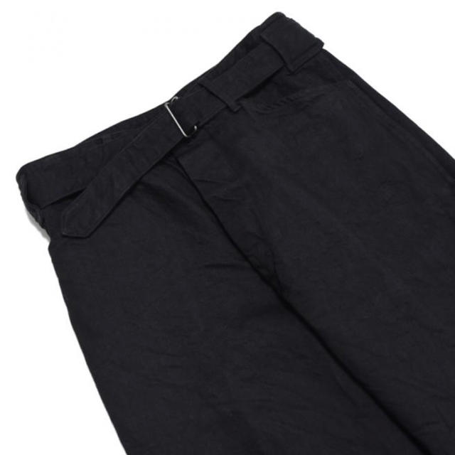 COMOLI(コモリ)のCOMOLI デニム ベルテッドパンツ (Black) サイズ2 20AW 新品 メンズのパンツ(デニム/ジーンズ)の商品写真