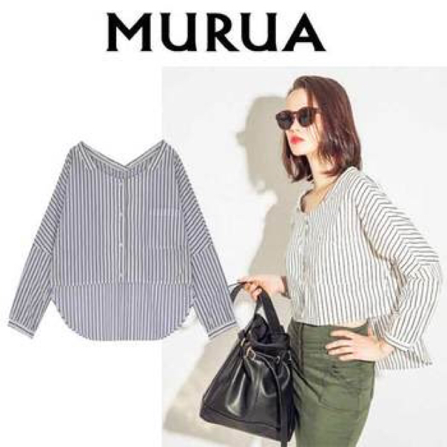 MURUA(ムルーア)のムルーア スキッパーシャツ レディースのトップス(シャツ/ブラウス(長袖/七分))の商品写真