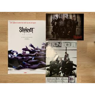 slipknot stone sour CD 特典ポスター バンド ヘビィメタル(ミュージシャン)