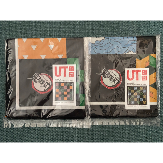 UNIQLO(ユニクロ)の【新品】 バンダナ付『鬼滅の刃』 UT・柱 Tシャツ　UNIQLO キッズ/ベビー/マタニティのキッズ服男の子用(90cm~)(Tシャツ/カットソー)の商品写真