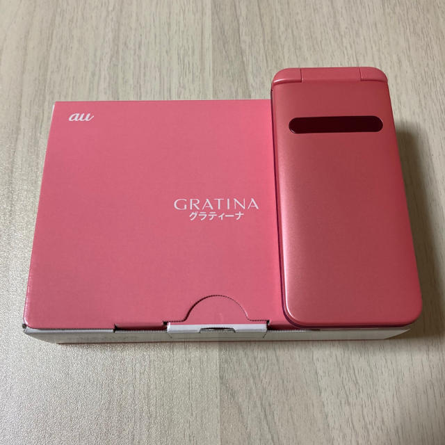 GRATINA KYF37SPA PINK 新品未使用　SIMロック解除済み