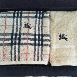 バーバリー(BURBERRY)の完売品　新品週末お値下げBURBERRY　バスタオル　フェイスタオル(タオル/バス用品)