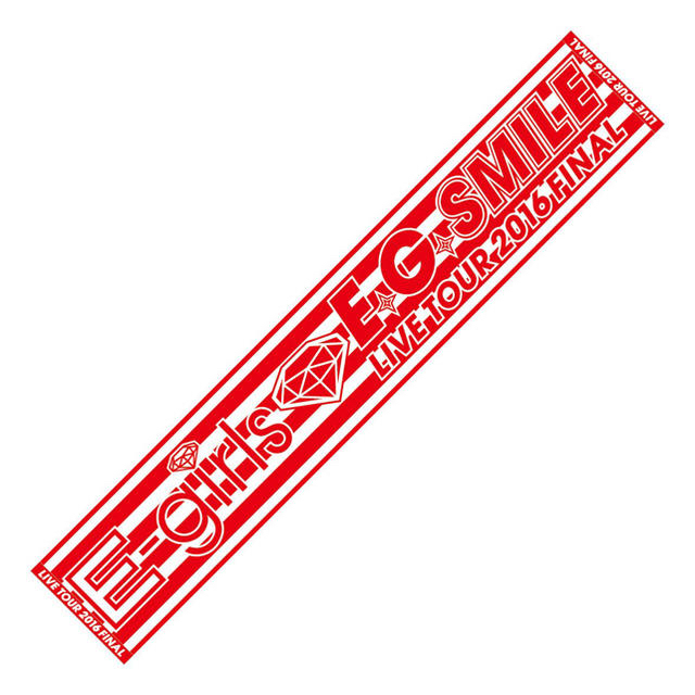 E-girls - E-girls LIVE TOUR 2016 マフラータオルの通販 by kid.z's