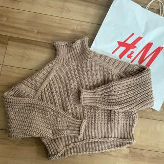 エイチアンドエイチ(H&H)のh&m チャンキーニット　新品タグ付き 最終値下げ(ニット/セーター)