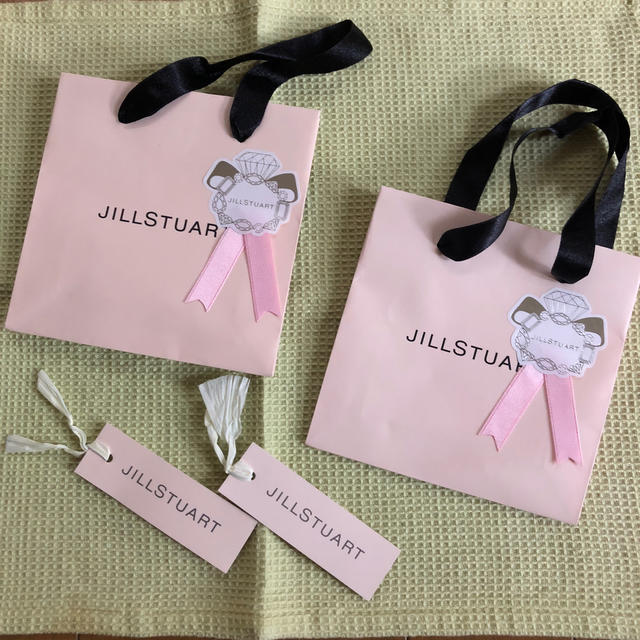 JILLSTUART(ジルスチュアート)のジルスチュアート★ショッパー★紙袋★小★ラッピング★プレゼント★セット レディースのバッグ(ショップ袋)の商品写真