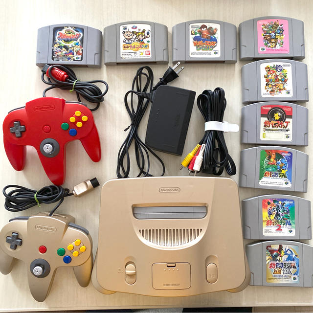 Nintendo 64 本体 コントローラー ソフト9本 セット