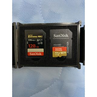 サンディスク(SanDisk)のSanDiskExtremePro128+MicroSDXC Extreme64(その他)