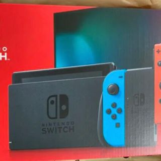 ニンテンドースイッチ(Nintendo Switch)のSwitch 任天堂スイッチ 本体 ネオンブルー ニンテンドウ(家庭用ゲーム機本体)