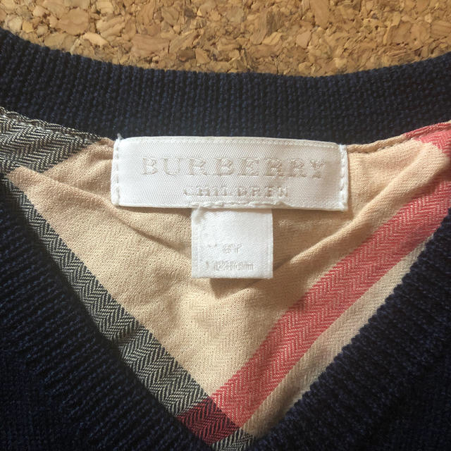 BURBERRY(バーバリー)のバーバリーチルドレン　ベスト キッズ/ベビー/マタニティのキッズ服男の子用(90cm~)(ニット)の商品写真