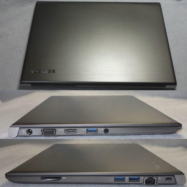 Dynabook R63/P◆i3-5005U/SSD 128G/8G◆薄型PC