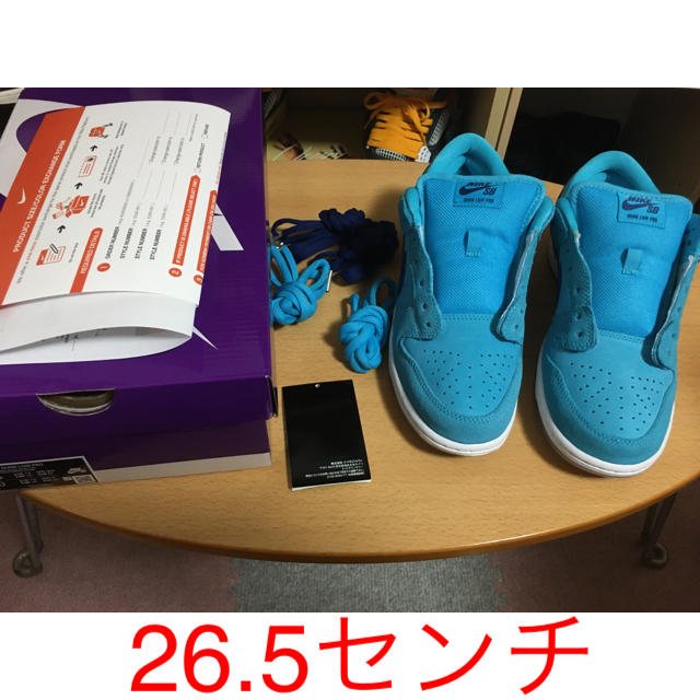 NIKE(ナイキ)のNIKE SB DUNK LOW BLUE FURY メンズの靴/シューズ(スニーカー)の商品写真