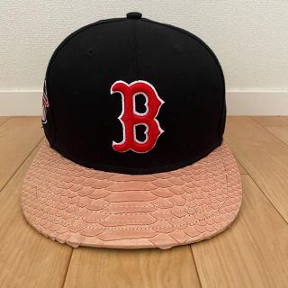 ニューエラー(NEW ERA)のニューエラ　newera ボストンレッドソックス　MLB カスタム(キャップ)