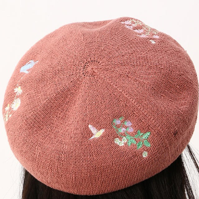 franche lippee(フランシュリッペ)のフランシュリッペ　ガーデニング刺繍　ベレー帽 レディースの帽子(ハンチング/ベレー帽)の商品写真