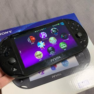 プレイステーションヴィータ(PlayStation Vita)の美品 PlayStationVITA PCH-2000 (携帯用ゲーム機本体)