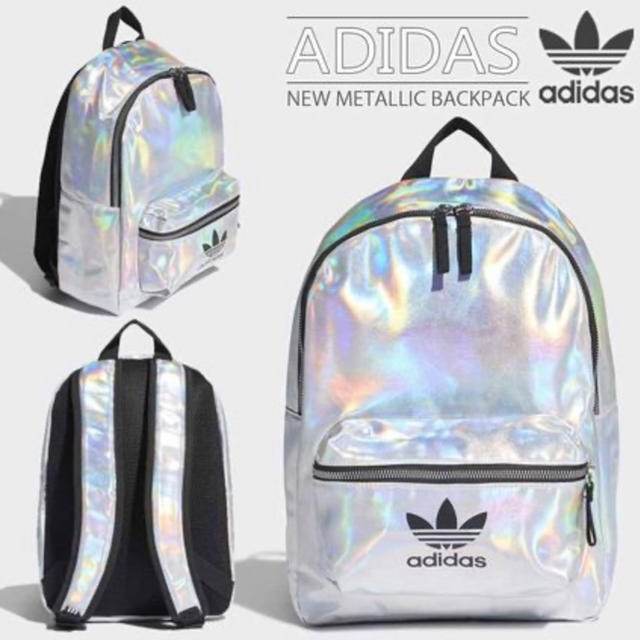 adidas(アディダス)の【新品】adidasメタルバッグパック レディースのバッグ(リュック/バックパック)の商品写真