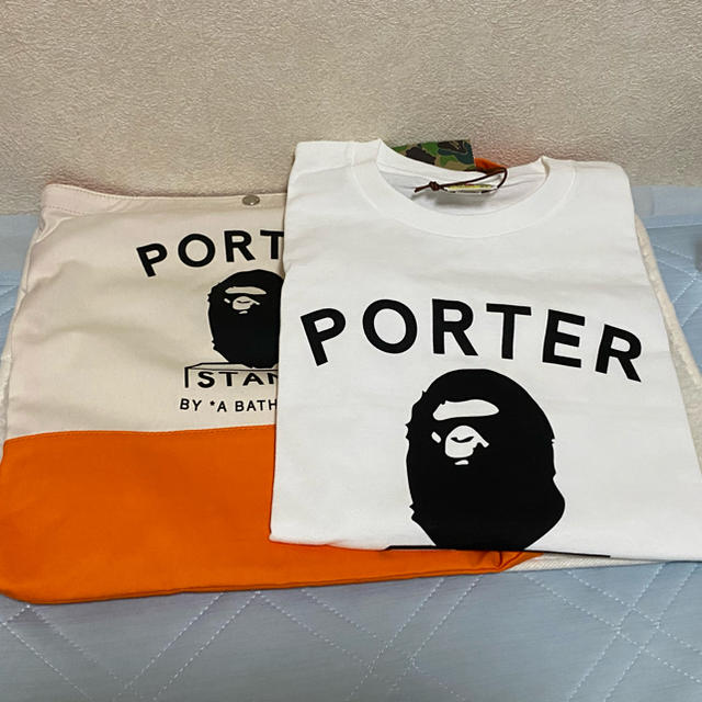 BAPE×PORTER Tee＆ショルダートートバッグ