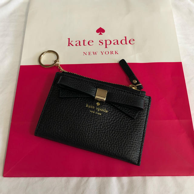 kate spade new york(ケイトスペードニューヨーク)のKate spade キーリング付きパスケース レディースのファッション小物(パスケース/IDカードホルダー)の商品写真