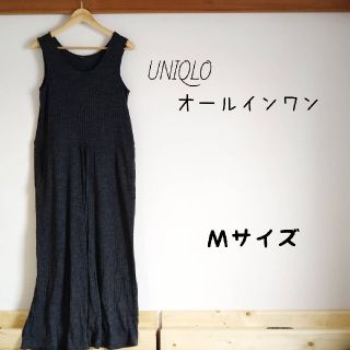 ユニクロ(UNIQLO)のUNIQLO＊カットソーリブサロペット　オールインワン(サロペット/オーバーオール)