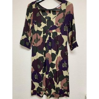 マックスマーラ(Max Mara)の《SALE》MaxMara  花柄膝丈ワンピース(ひざ丈ワンピース)