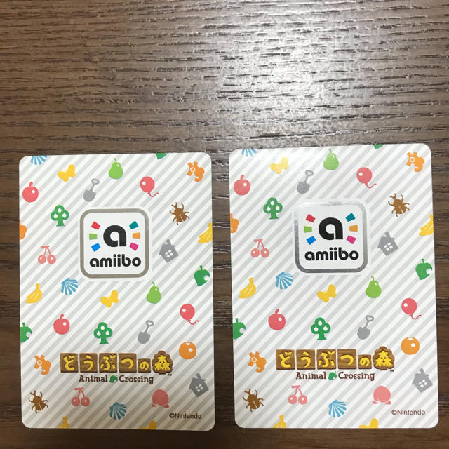 任天堂(ニンテンドウ)のどうぶつの森　amiiboカード　ルナ&メープル エンタメ/ホビーのアニメグッズ(カード)の商品写真