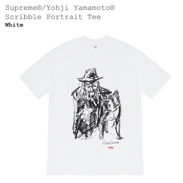 Supreme(シュプリーム)のSupreme®Yohji Yamamoto®Scribble Portrait メンズのトップス(Tシャツ/カットソー(半袖/袖なし))の商品写真