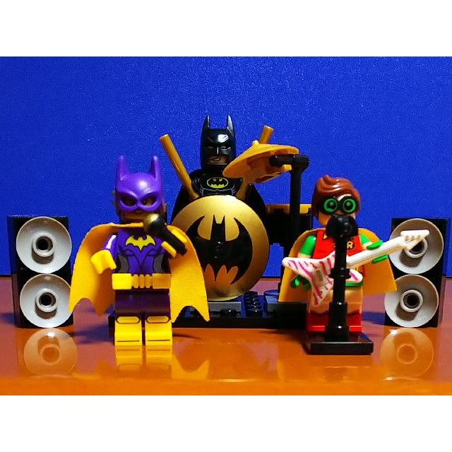Lego(レゴ)のレゴ★バットマンムービー ミニフィグ バットバンド？！オリジナルアレンジ 美品 エンタメ/ホビーのおもちゃ/ぬいぐるみ(キャラクターグッズ)の商品写真
