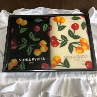 ソニアリキエル(SONIA RYKIEL)のSONIA RYKIEL  フェイスタオル2枚セット(タオル/バス用品)