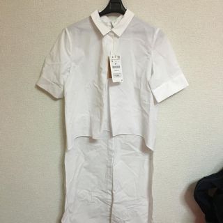 ザラ(ZARA)のザラ ZARA アシンメトリーシャツ(シャツ/ブラウス(半袖/袖なし))