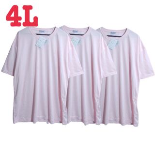 吸水速乾 4L 3XLサイズ 半袖Ｔシャツ３枚 セット 大きいサイズ(Tシャツ/カットソー(半袖/袖なし))