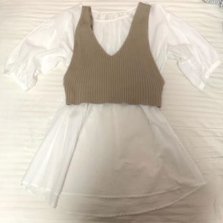 ダブルクローゼット(w closet)のw closet ビスチェ(カットソー(半袖/袖なし))