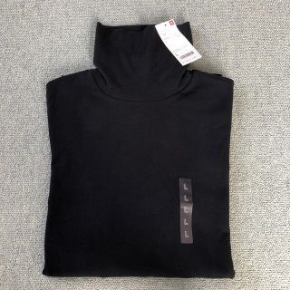 ユニクロ(UNIQLO)の【新品】ユニクロ  ソフトタッチ　タートルネックT(Tシャツ/カットソー(七分/長袖))