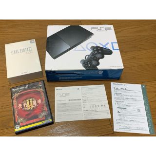 プレイステーション2(PlayStation2)のPS2 SCPH-90000 CB チャコールブラック 美品(家庭用ゲーム機本体)