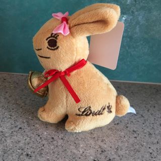 リンツ Lindt イースターうさぎちゃん りぼん付(ぬいぐるみ)
