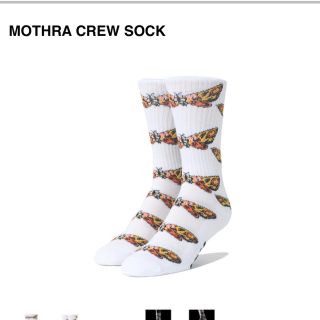 ハフ(HUF)のHUF MOTHRA CREW SOCK(ソックス)