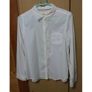 シマムラ(しまむら)のホワイトシャツ　LLサイズ(Tシャツ(長袖/七分))