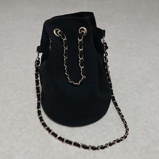 マウジー(moussy)の☆moussy  巾着型 チェーンバッグ 美品☆(ショルダーバッグ)