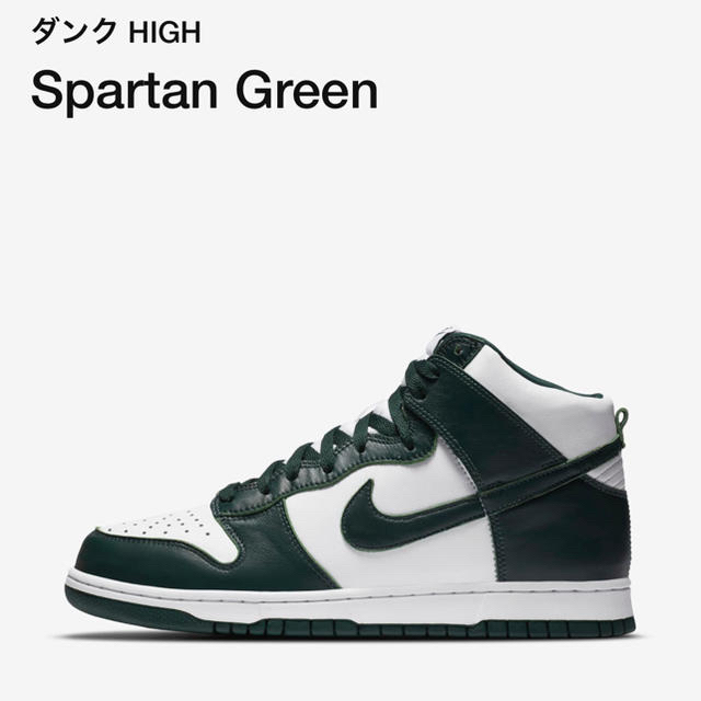 NIKE DUNK HIGH "PRO GREEN"スニーカー