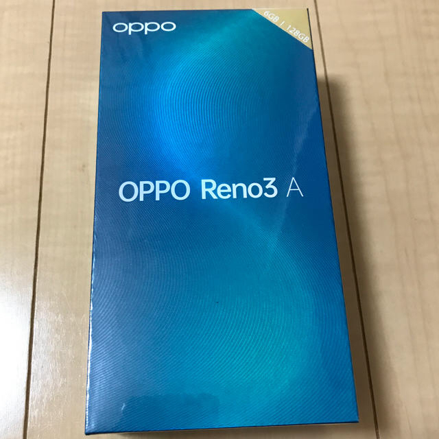 ColorOS71ディスプレイoppo reno 3a ホワイト　未開封simフリー