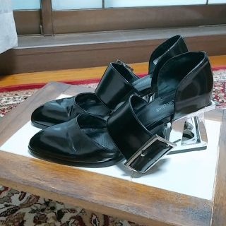 ジェフリーキャンベル(JEFFREY CAMPBELL)の【miyanon様専用】スクエアヒールベルト付きパンプス(ハイヒール/パンプス)