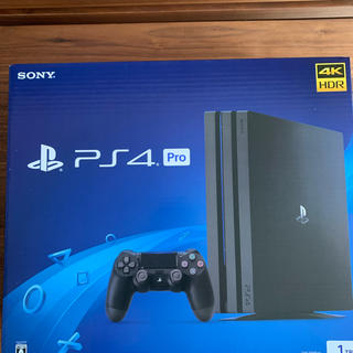 ソニー(SONY)の【新品未使用】PlayStation4　Pro 1TB CUH-7200BB01(家庭用ゲーム機本体)