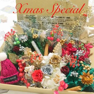 もぐもぐ様ご専用　ハーバリウム　Xmas花材　Specialセット(プリザーブドフラワー)