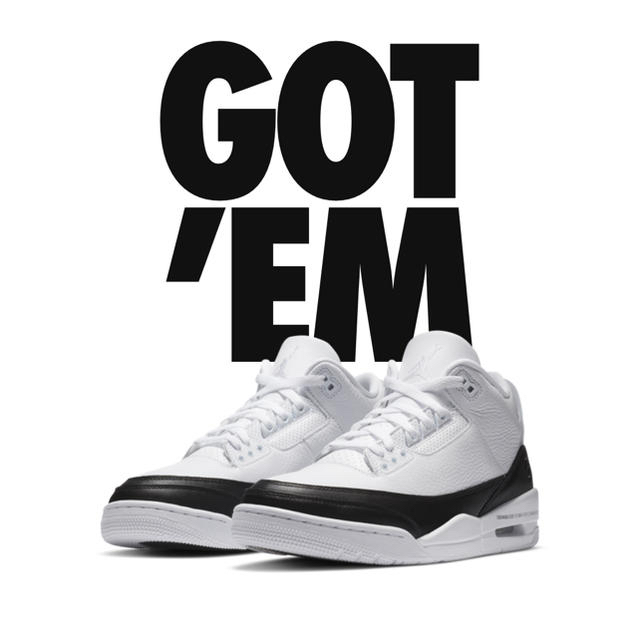 NIKE ナイキ ジョーダン3 フラグメント 限定価格 52.0%OFF www